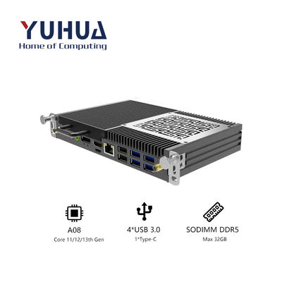 Intel Core 12th Gen I3/I5/I7 4K Display OPS Mini PC dengan OS Win 10/Win 11/Linux